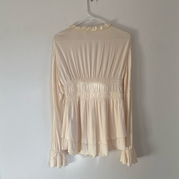 NWT Boston Proper ‘Poet Ruffle’ top - Picture 8 of 9